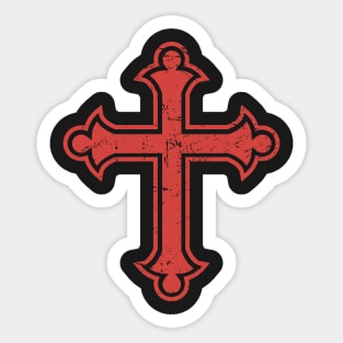 Crusader Cross | Renaissance Festival Design Sticker